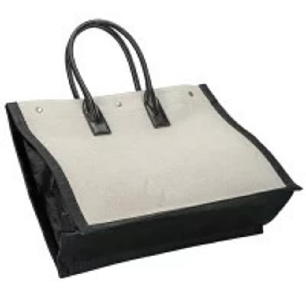 Saint Laurent Yves Tote Bag White Black Handbag Cool